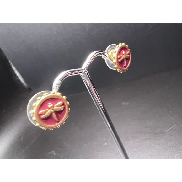 Joan Vass Dragonfly Earrings - Picture 3 of 4